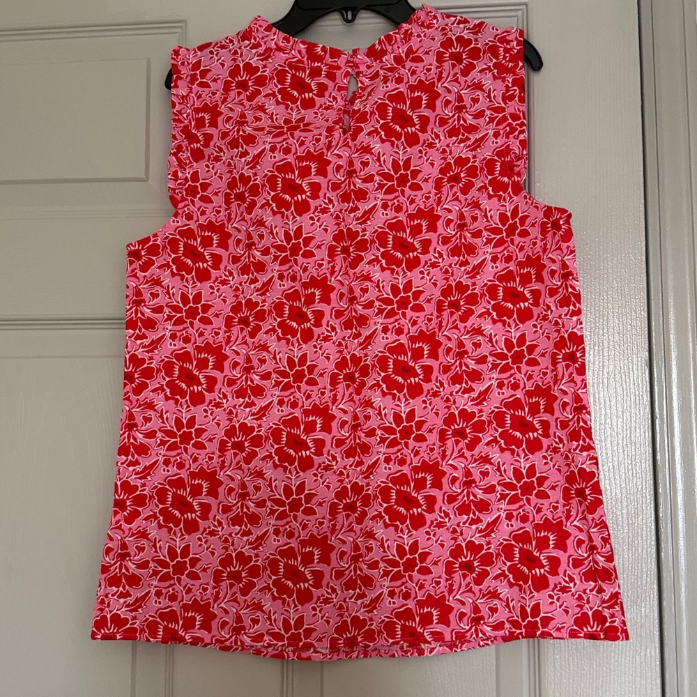 J Crew Summer Short sleeve Pink Top. - Picture 3 of 6